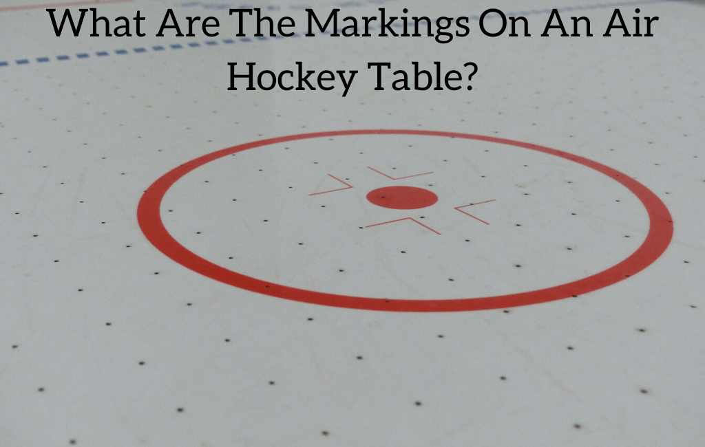 What Are The Markings On An Air Hockey Table?