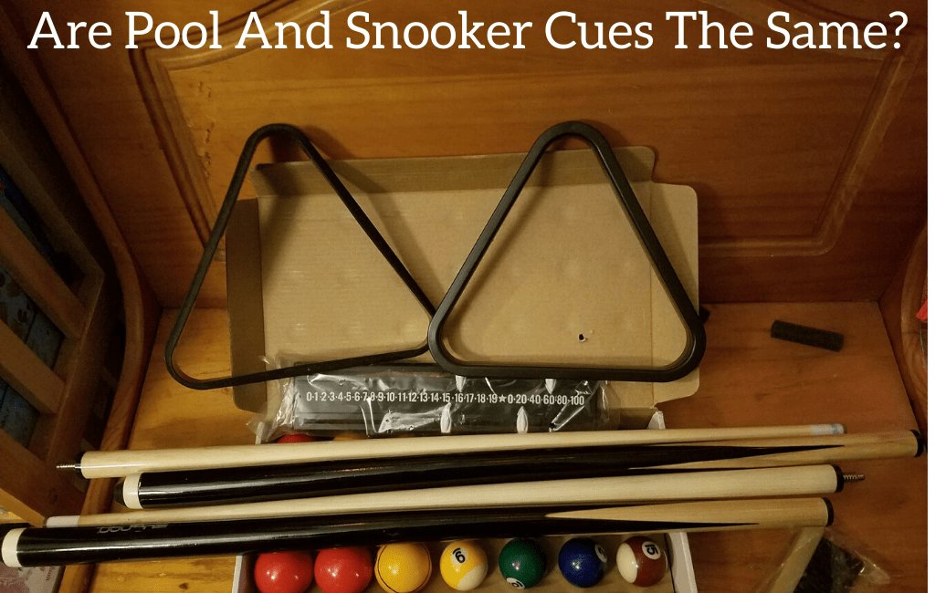 Are Pool And Snooker Cues The Same?