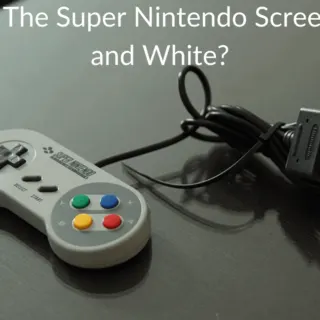 Why Is The Super Nintendo Screen Black and White?
