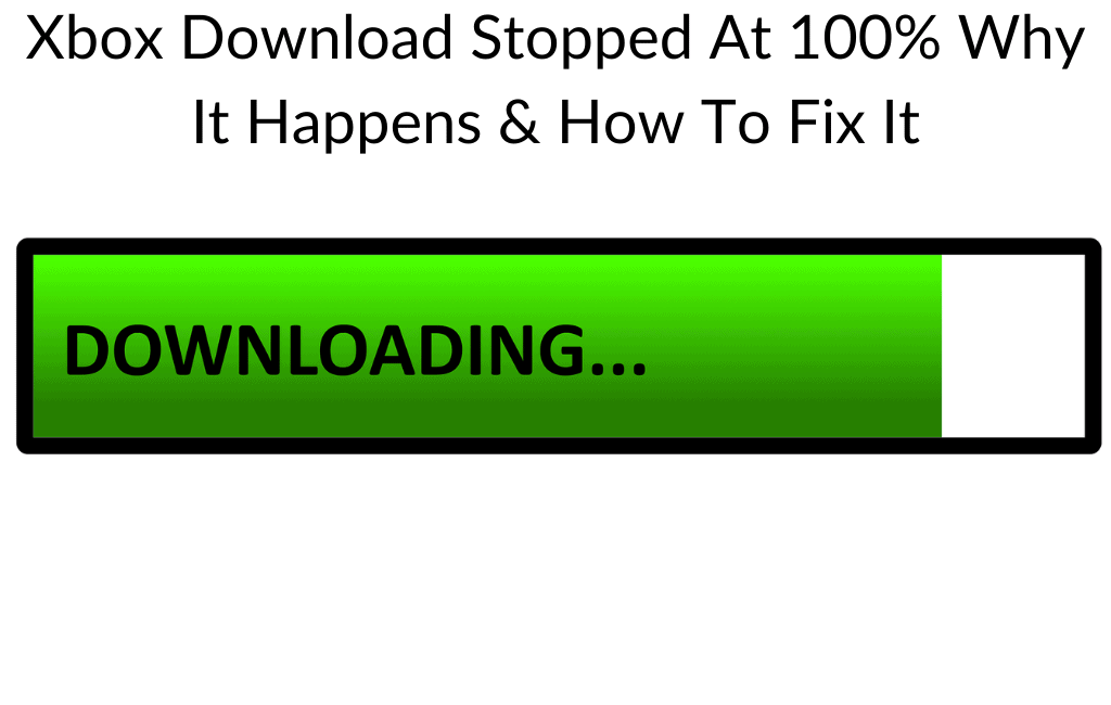 Xbox Download Stopped At 100% Why It Happens & How To Fix It