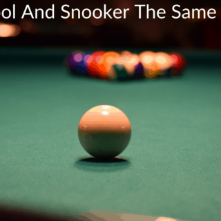 Are Pool And Snooker The Same Thing?