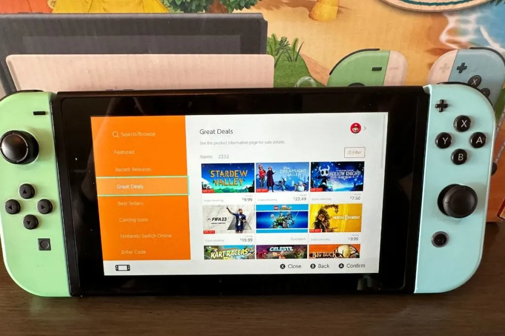 Nintendo Switch Console with eShop