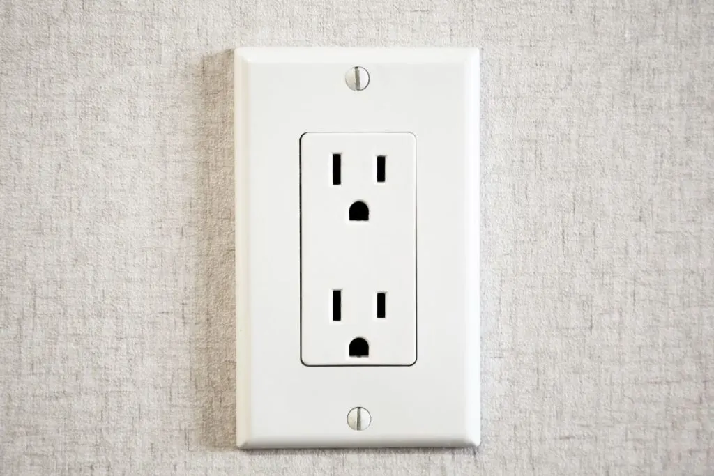 Power outlet to plug the Switch Lite into