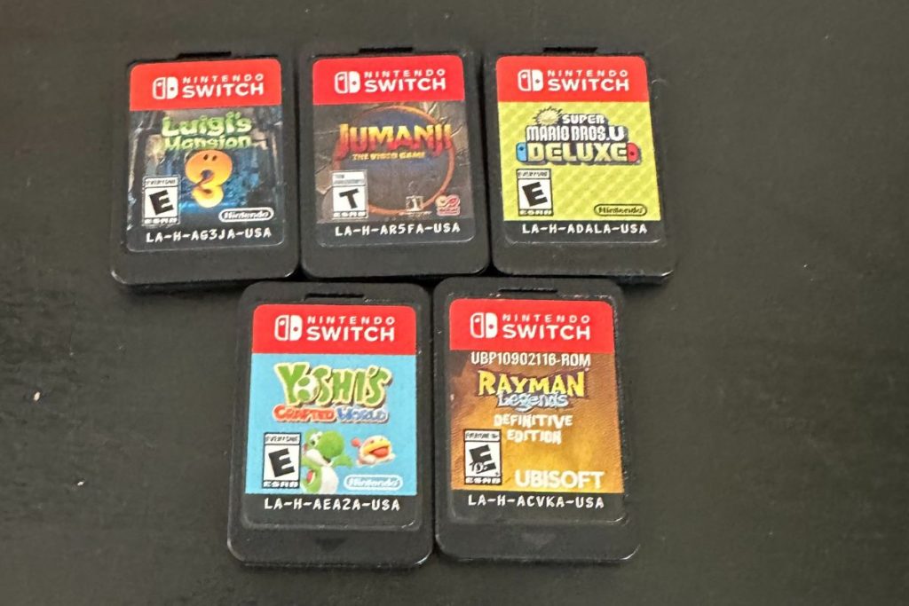 Nintendo Switch Game Cartridges