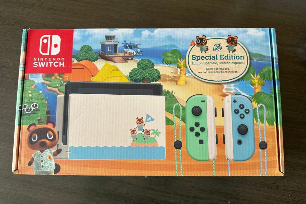 Box For A New Nintendo Switch Animal Crossing Edition 
